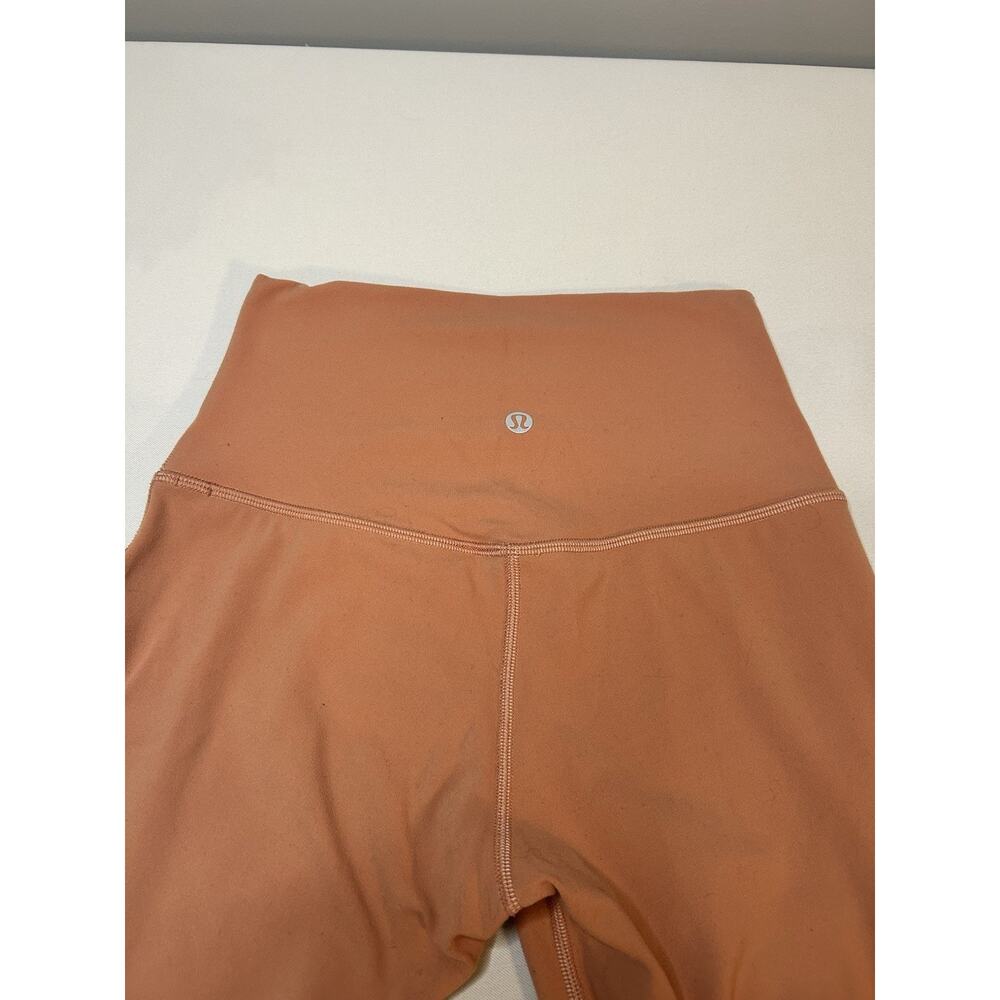 Lululemon High Rise Leggings Womens 6 Rust Terracotta 28” Inseam